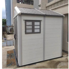 Abri de jardin en HDPE SunLife beige 4,97m² + plancher - Jôbu Ma boutique