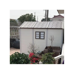 Abri de jardin en HDPE SunLife beige 7,17m² + plancher - Jôbu Ma boutique