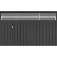 Abri de jardin en métal anthracite 5,22m² + kit d'ancrage + kit de fondation DURAMAX Ma boutique