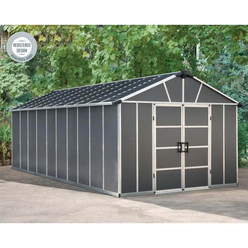 Abri de jardin en polycarbonate 21,3m² sans plancher YUKON - Palram - Canopia Ma boutique