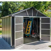 Abri de jardin en polycarbonate 7,9m² avec plancher YUKON - Palram - Canopia Ma boutique