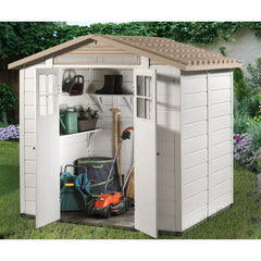 Abri de jardin en PVC 3,98m² avec plancher Evo Tuscany 200 – Garofalo Ma boutique