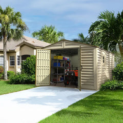 Abri de jardin en PVC WoodStyle Premium 13,12m² Duramax Ma boutique