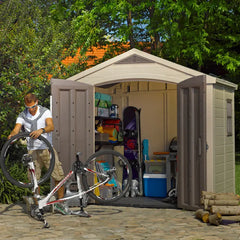 Abri de jardin en résine Sydney 4,41m² + plancher Keter Ma boutique