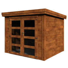 Abri de jardin Pico 6,46m² en bois traité autoclave 28mm avec double porte – Décor et Jardin Ma boutique