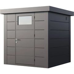 Abri en acier galvanisé gris anthracite 4,3m² Eleganto 2121 Telluria Ma boutique