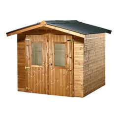 Abri Thermabri 7,45m² en bois thermo traité toiture Onduline HABRITA Ma boutique