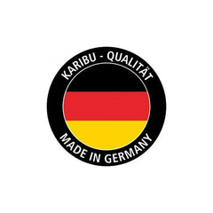 Abri toit plat en bois massif 19mm 4.62m² Glücksburg 3 - Karibu Ma boutique