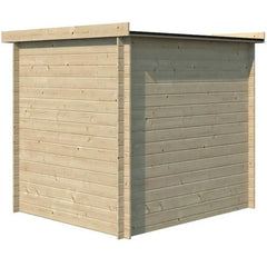 Chalet moderne Nyborg 4,04m² en bois massif 19mm avec porte simple vitrée - Gardenas Ma boutique