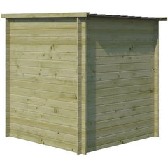 Chalet moderne Svendborg 3,23m² en bois traité 19mm avec porte simple - Gardenas Ma boutique