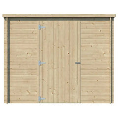 Chalet moderne Svendborg 5,81m² en bois massif 19mm avec porte simple - Gardenas Ma boutique