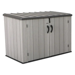 Coffre de jardin 2,06m² en PEHD imitation bois Lifetime - Habrita ESPACE EMERAUDE