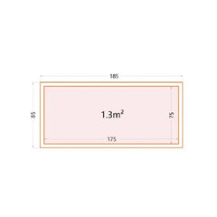 Coffre de jardin en acier galvanisé gris anthracite Nevio 180 - Telluria ESPACE EMERAUDE