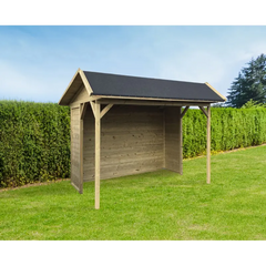 Pavillon de jardin Ronsburg 6m² en bois traité autoclave avec panneaux pré-montés - SOLID Ma boutique