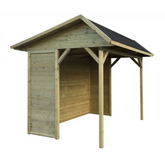 Pavillon de jardin Ronsburg 6m² en bois traité autoclave avec panneaux pré-montés - SOLID Ma boutique