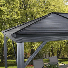 Tonnelle de jardin Ventura 296x423cm en aluminium thermolaqué – SOJAG ESPACE EMERAUDE