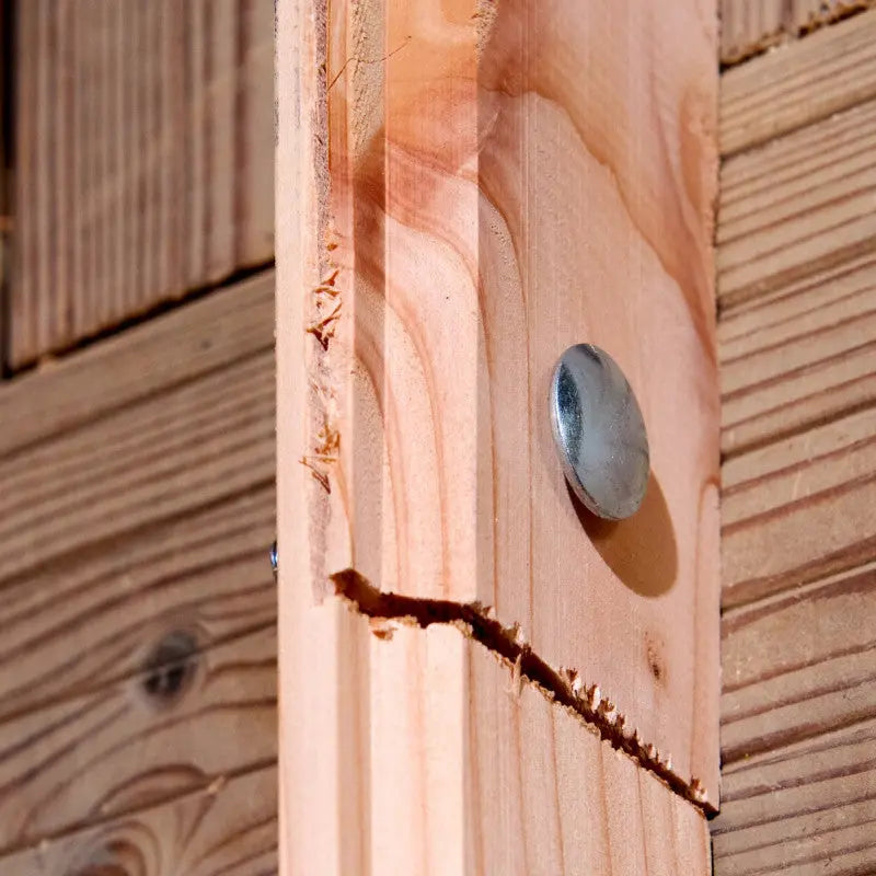 Abri de jardin en Douglas DALIA 5,24m² madriers 20mm + couverture Onduline - HABRITA Ma boutique