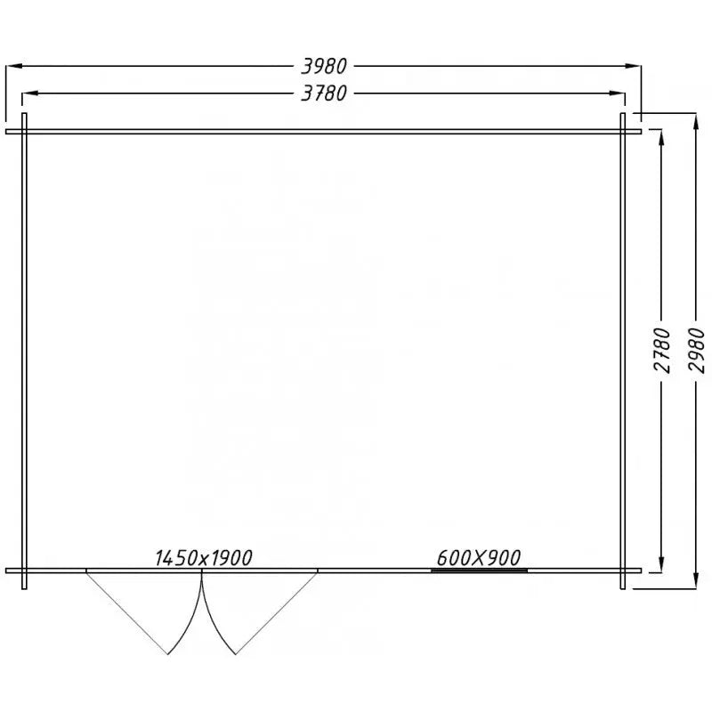 Abri en bois massif 12m² PLUS 28mm traité teinté marron Gardy Shelter Ma boutique