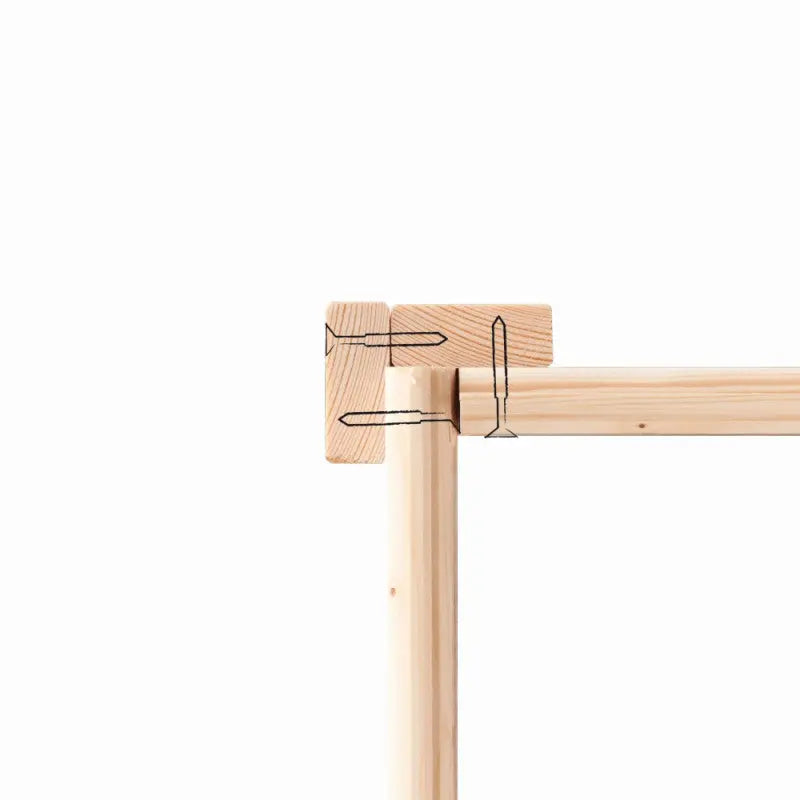 Abri de jardin adossé en bois certifié 6,42m² Juist 3 - Karibu Ma boutique