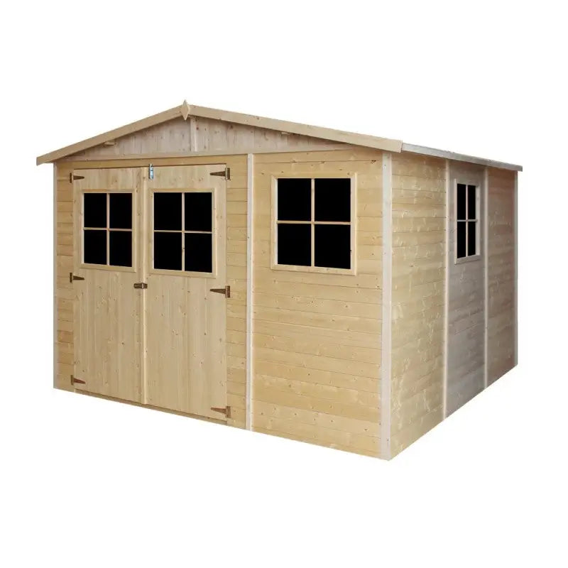 Abri de jardin en panneaux 17mm - 303x297cm - sans plancher - Timbela Ma boutique