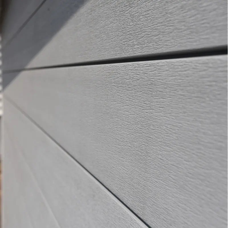 Abri de jardin en bois composite 28mm gris clair 12m² PREMIUM toit plat - Woodlife Garden Ma boutique