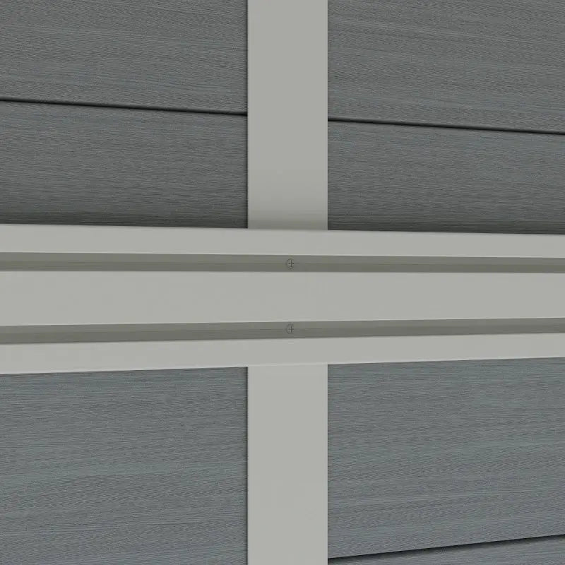 Abri de jardin en bois composite 28mm gris clair 12m² PREMIUM toit plat - Woodlife Garden Ma boutique