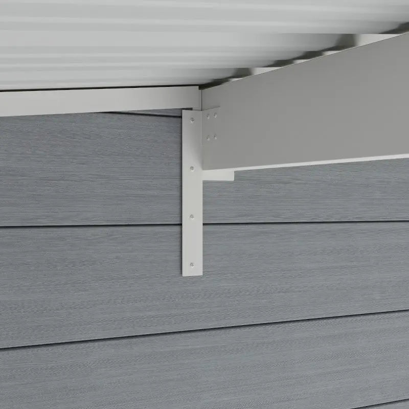 Abri de jardin en bois composite 28mm gris clair 12m² PREMIUM toit plat - Woodlife Garden Ma boutique