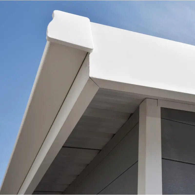 Abri de jardin en bois composite 28mm gris clair 7,78m² PREMIUM - Woodlife Garden Ma boutique