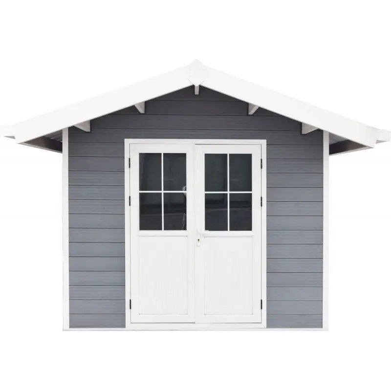 Abri de jardin en bois composite 28mm gris clair 7,78m² PREMIUM - Woodlife Garden Ma boutique