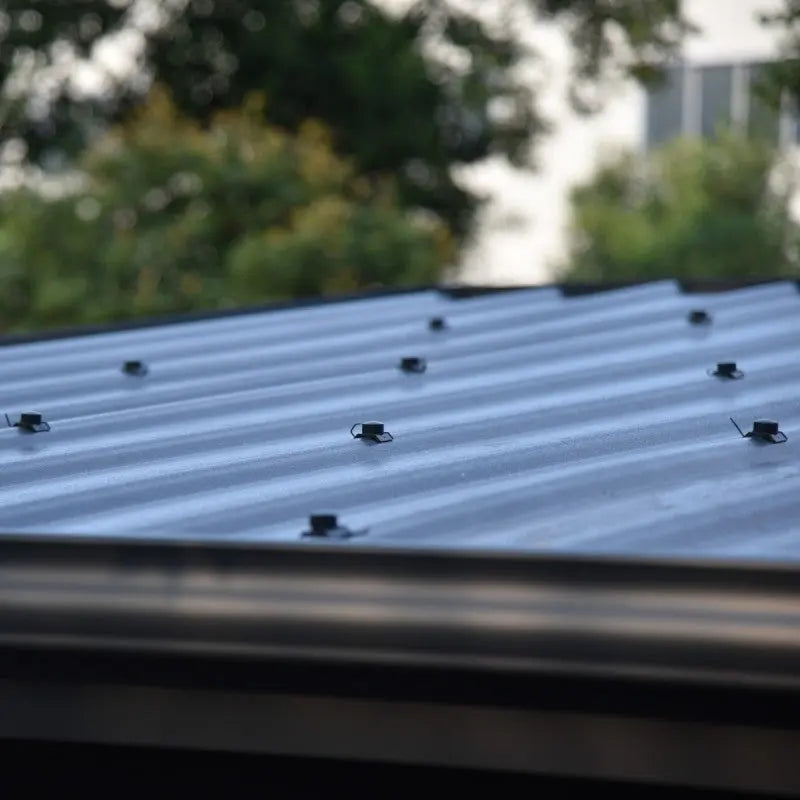 Abri de jardin en bois composite 28mm gris clair 7,78m² PREMIUM - Woodlife Garden Ma boutique