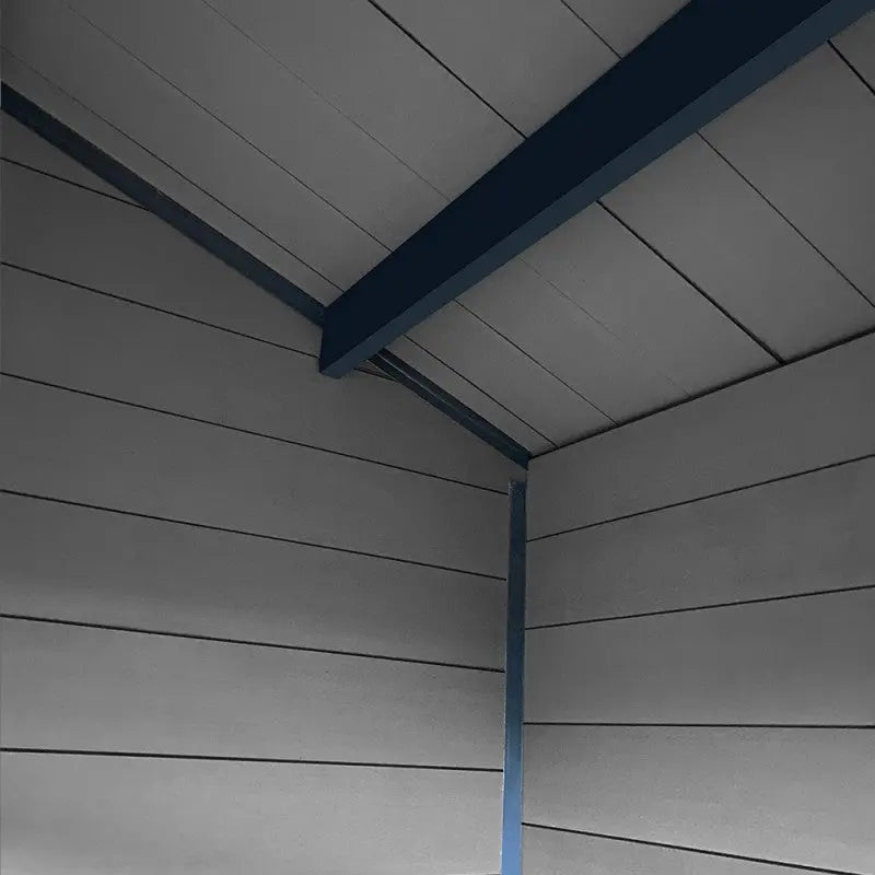 Abri de jardin en bois composite gris foncé 9m² + 9m² terrasse - Woodlife Garden Ma boutique
