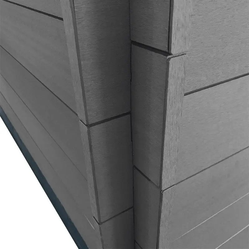 Abri de jardin en bois composite gris foncé 9m² + 9m² terrasse - Woodlife Garden Ma boutique