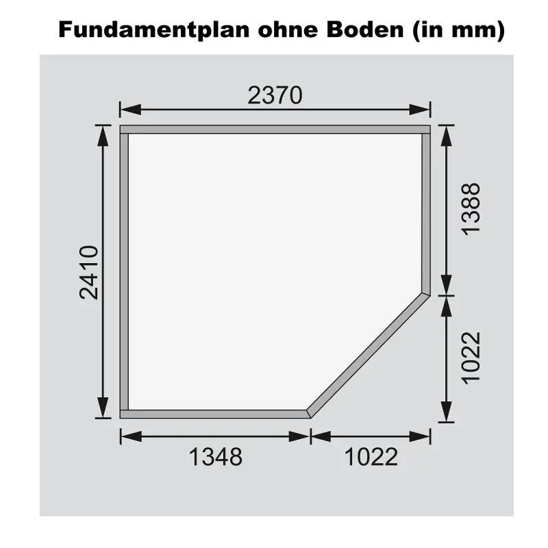 Abri de jardin en bois massif gris terre 5,95m² Schwandorf 5 – Karibu Ma boutique
