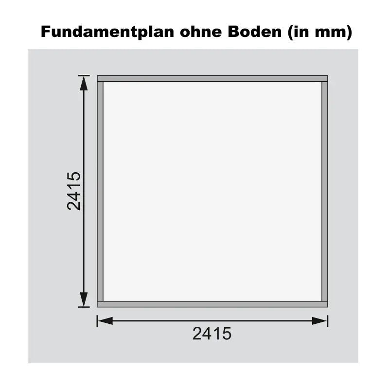 Abri de jardin en bois massif gris terre 6,05m² Amberg 4 – Karibu Ma boutique