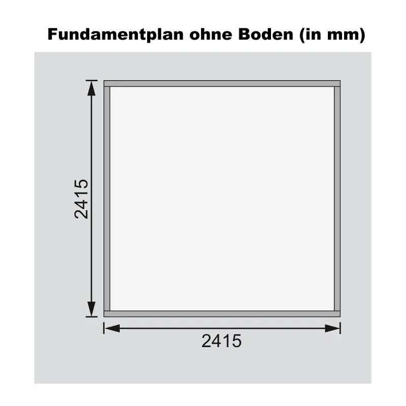 Abri de jardin en bois massif gris terre 6,05m² Stockach 4 – Karibu Ma boutique