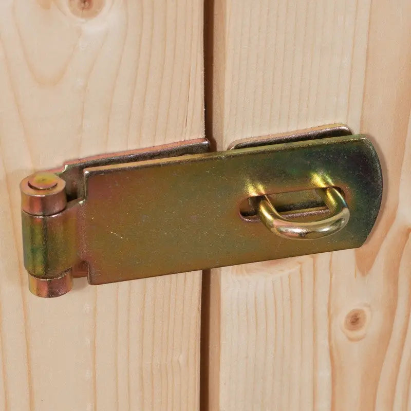 Abri de jardin en bois massif gris terre 6,55m² Askola 4 - Karibu Ma boutique