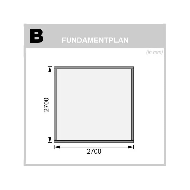 Abri de jardin en bois massif gris terre 7,50m² Kandern 6 – Karibu Ma boutique