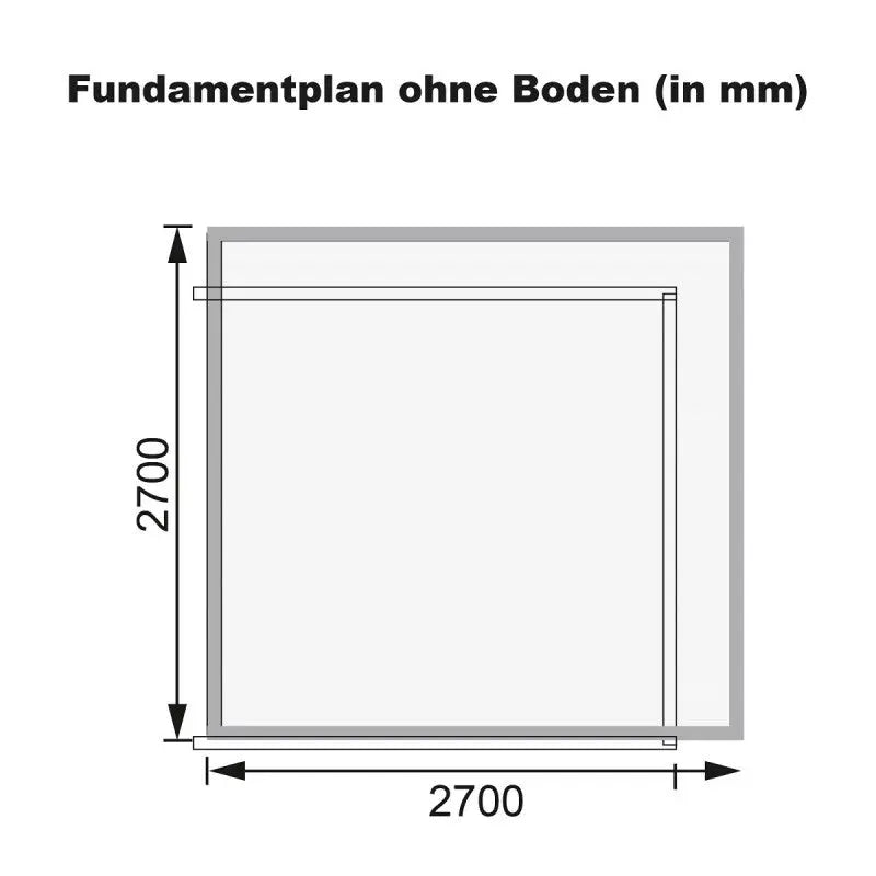 Abri de jardin en bois massif gris terre 7,50m² Kandern 6 – Karibu Ma boutique