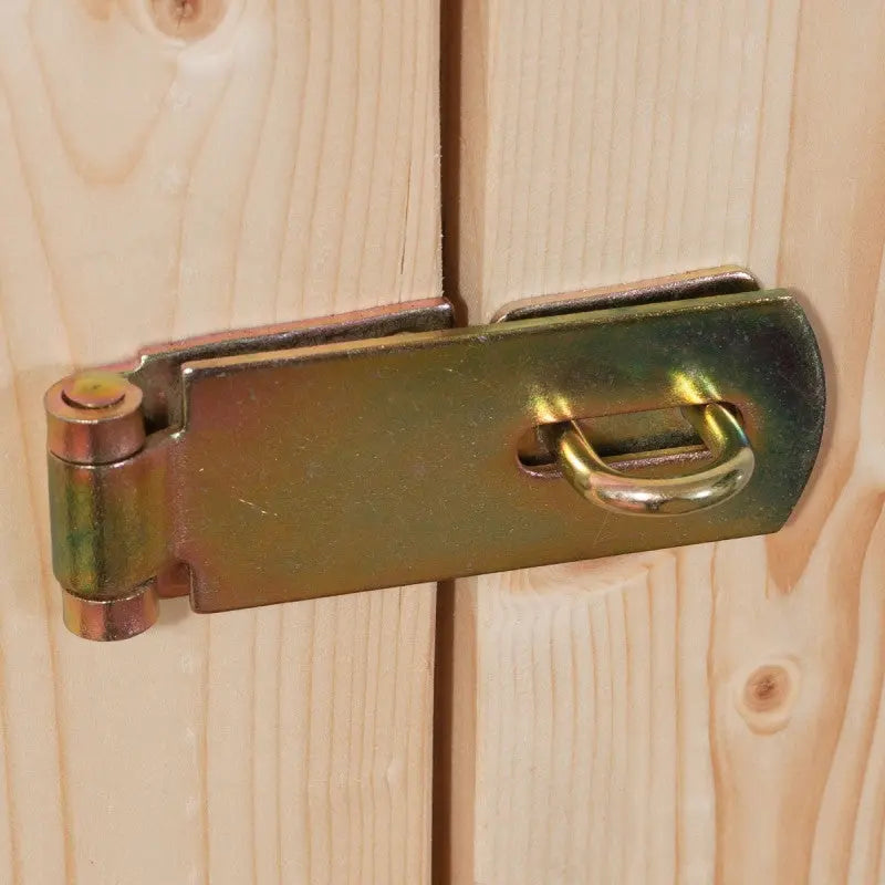 Abri de jardin en bois massif gris terre 8,77m² avec cloison intérieure Mühlentrup 1  – Karibu Ma boutique