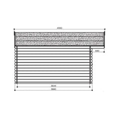 Abri de jardin en bois traité autoclave 28mm ZÜRICH avec double porte 19,71m² - SOLID Ma boutique