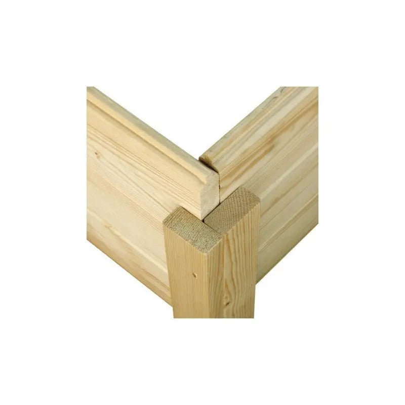 Abri de jardin en bois vitrifié gris 19mm 4.62m² Glücksburg 3 - Karibu Ma boutique