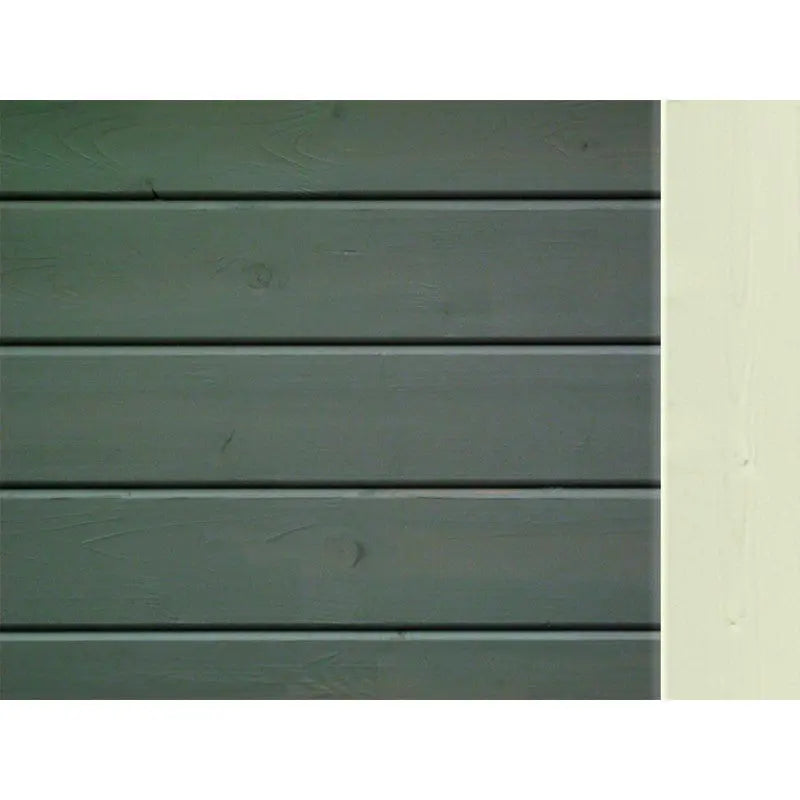 Abri de jardin en bois vitrifié gris 19mm 4.62m² Glücksburg 3 - Karibu Ma boutique