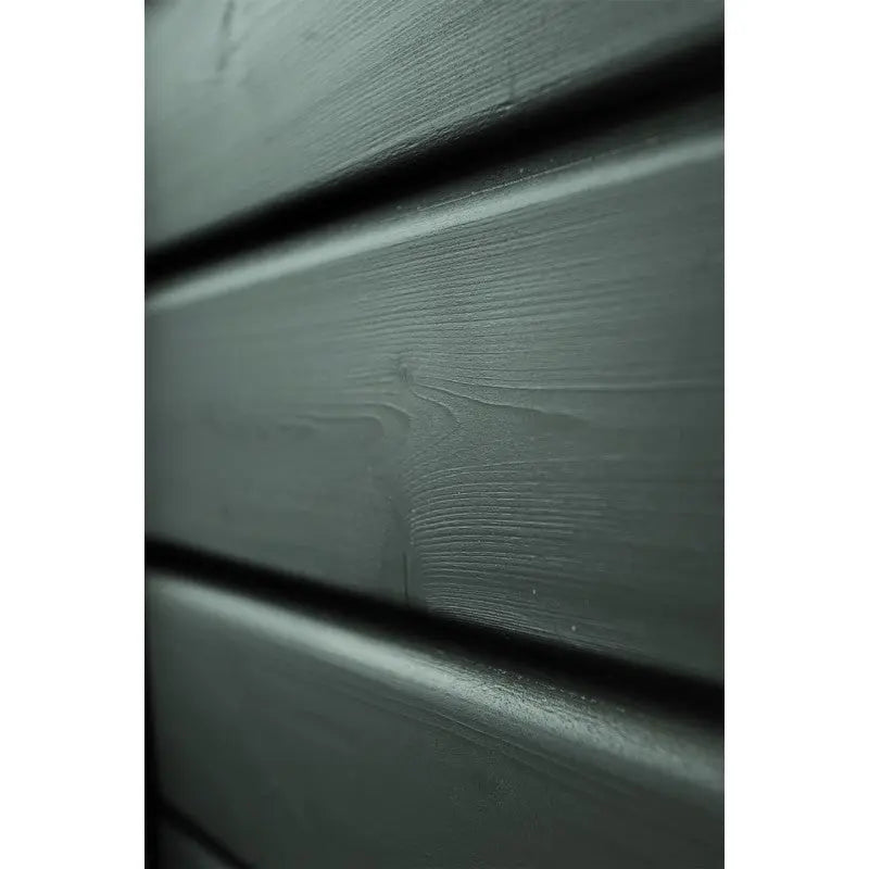 Abri de jardin en bois vitrifié gris 19mm Qubic 6,05m² - Karibu Ma boutique