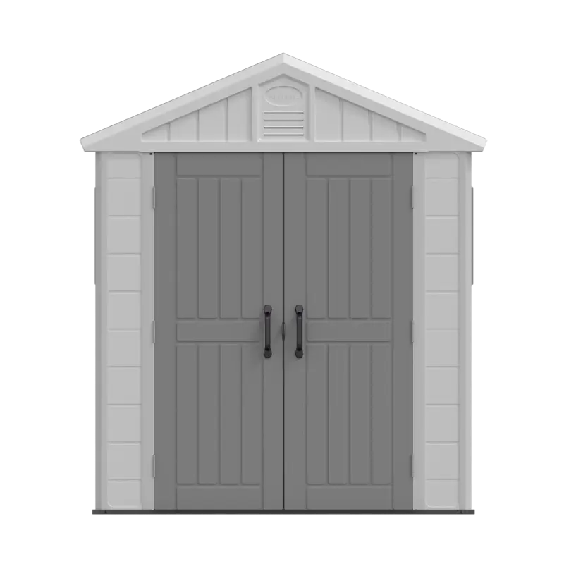 Abri de jardin en HDPE SunLife beige 4,97m² + plancher - Jôbu Ma boutique