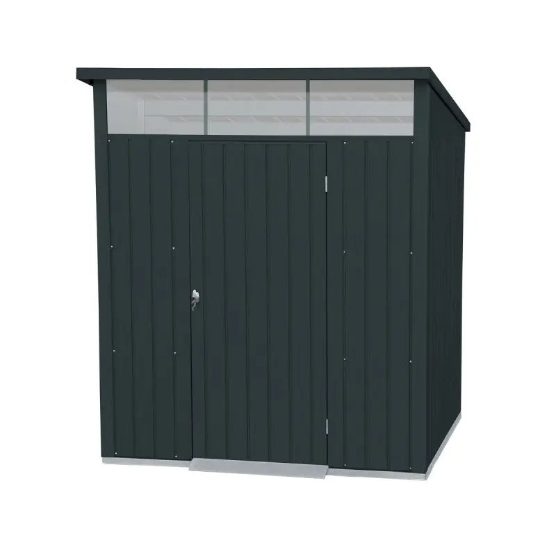 Abri de jardin en métal anthracite 3,92m² + kit d'ancrage + kit de fondation  DURAMAX Ma boutique