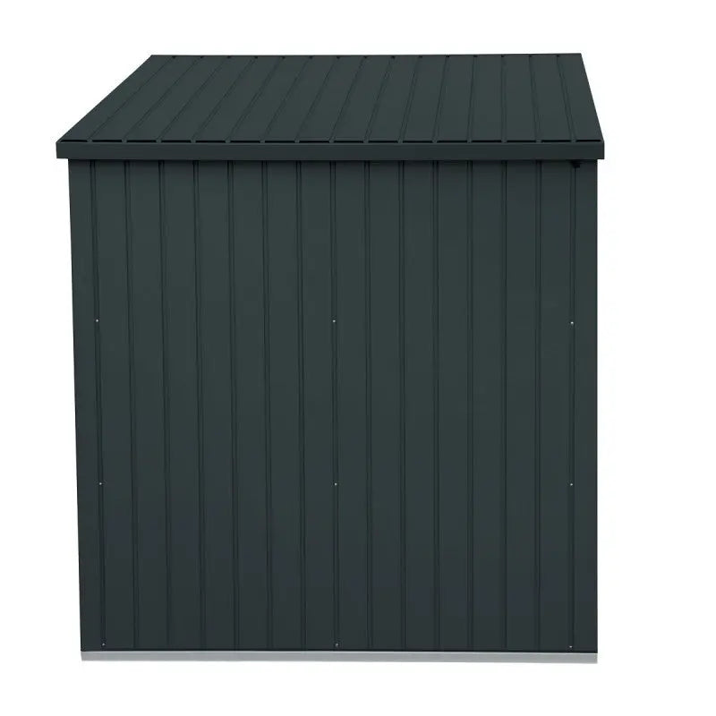 Abri de jardin en métal anthracite 3,92m² + kit d'ancrage + kit de fondation  DURAMAX Ma boutique