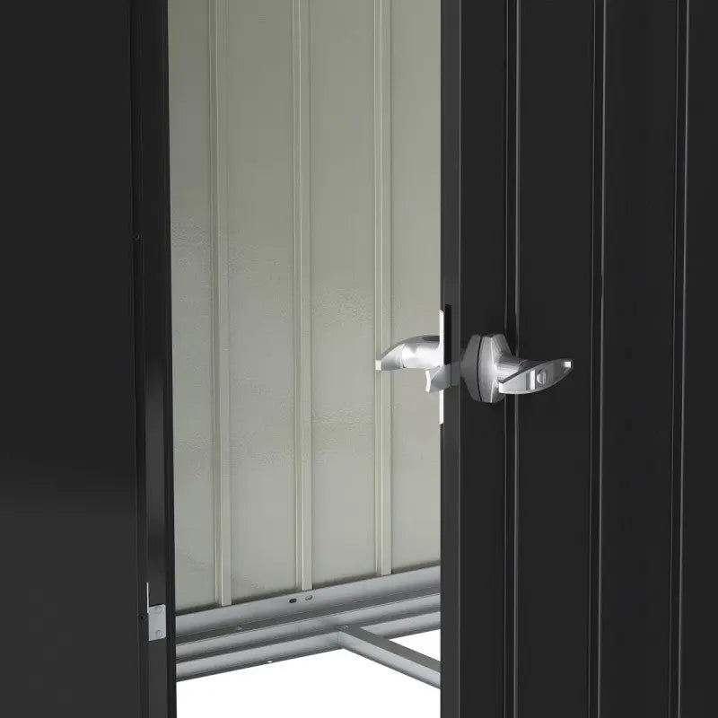 Abri de jardin en métal anthracite 5,22m² + kit d'ancrage + kit de fondation DURAMAX Ma boutique