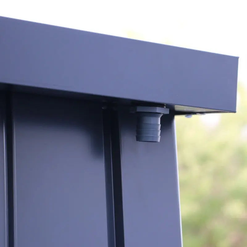 Abri de jardin en métal anthracite 5,22m² + kit d'ancrage + kit de fondation DURAMAX Ma boutique