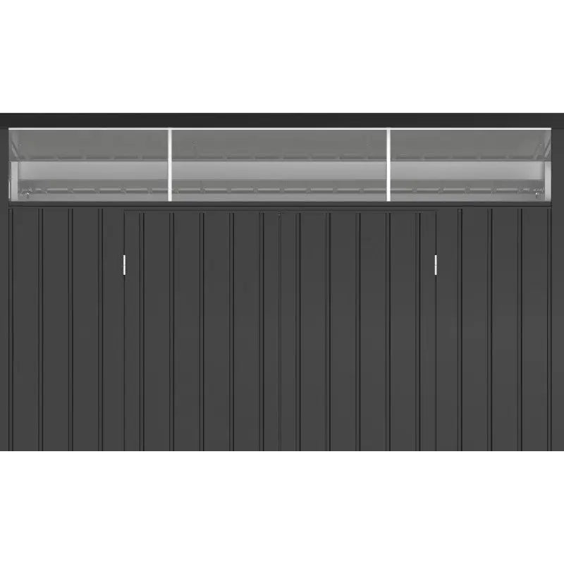 Abri de jardin en métal anthracite 5,22m² + kit d'ancrage + kit de fondation DURAMAX Ma boutique