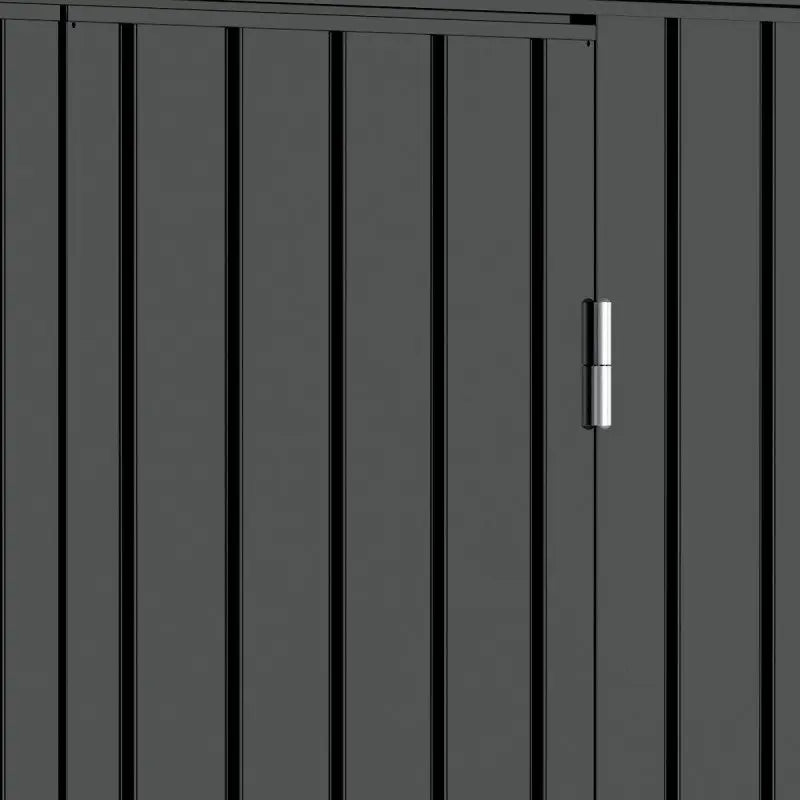 Abri de jardin en métal anthracite 5,22m² + kit d'ancrage + kit de fondation DURAMAX Ma boutique